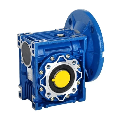 Hollow Shaft Worm Gearbox - Color: Blue