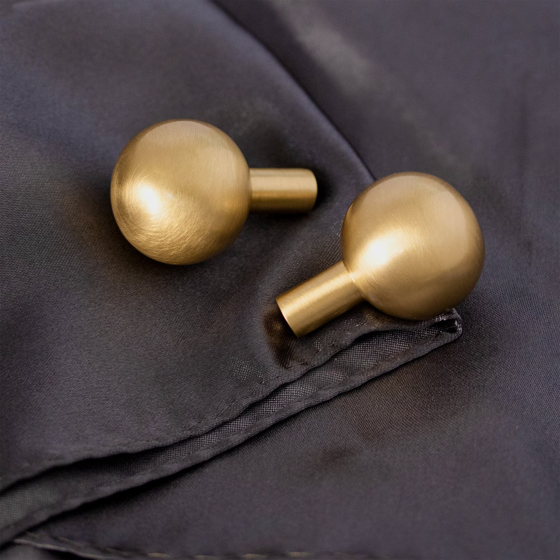 Brass Modern Ball Sphere Knob