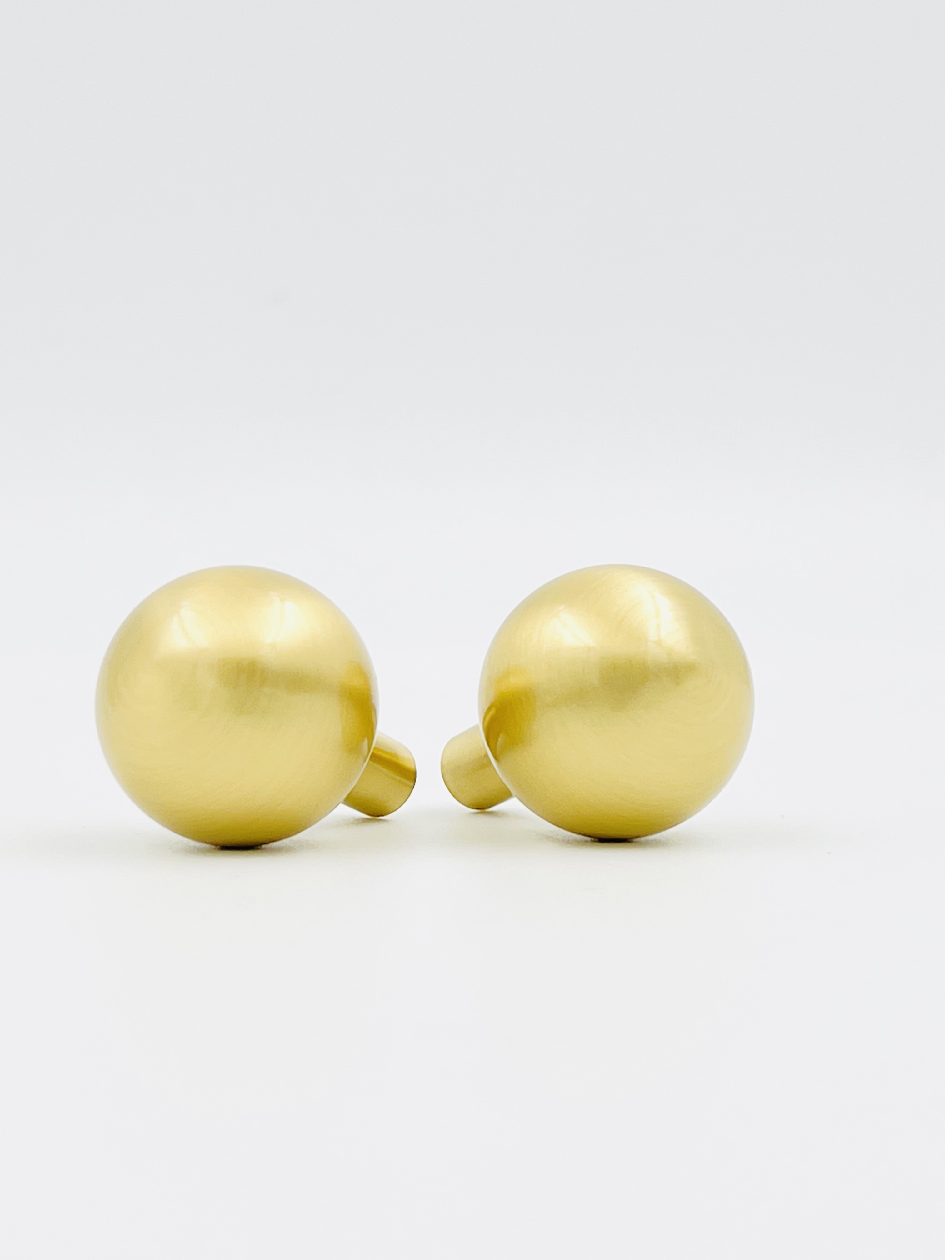 Brass Modern Ball Sphere Knob