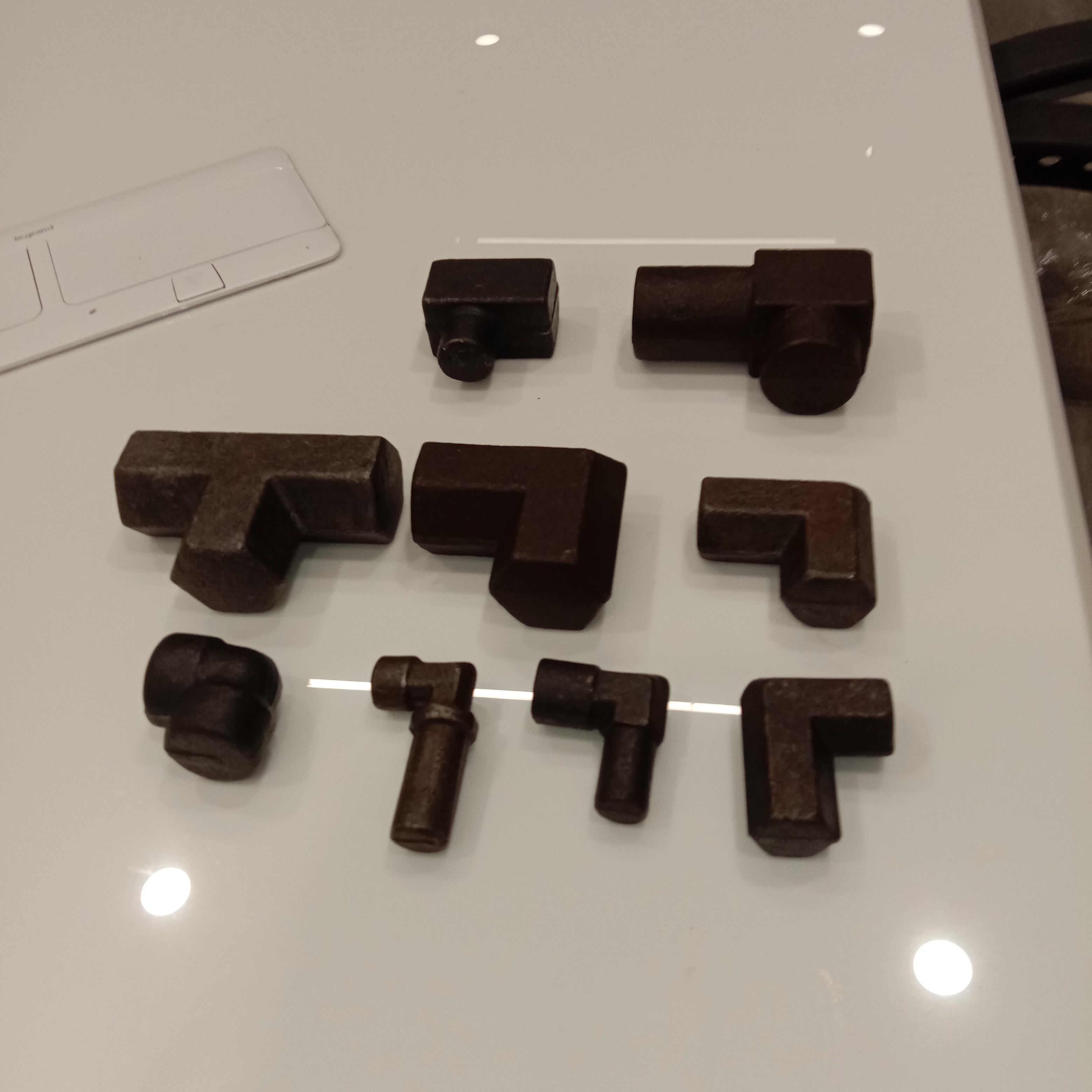 Forged Components - Forged Steel, Varies By Component Type, Dark Brown, High Hardness | Industrial Machinery And Pipeline Application, Raw Finish