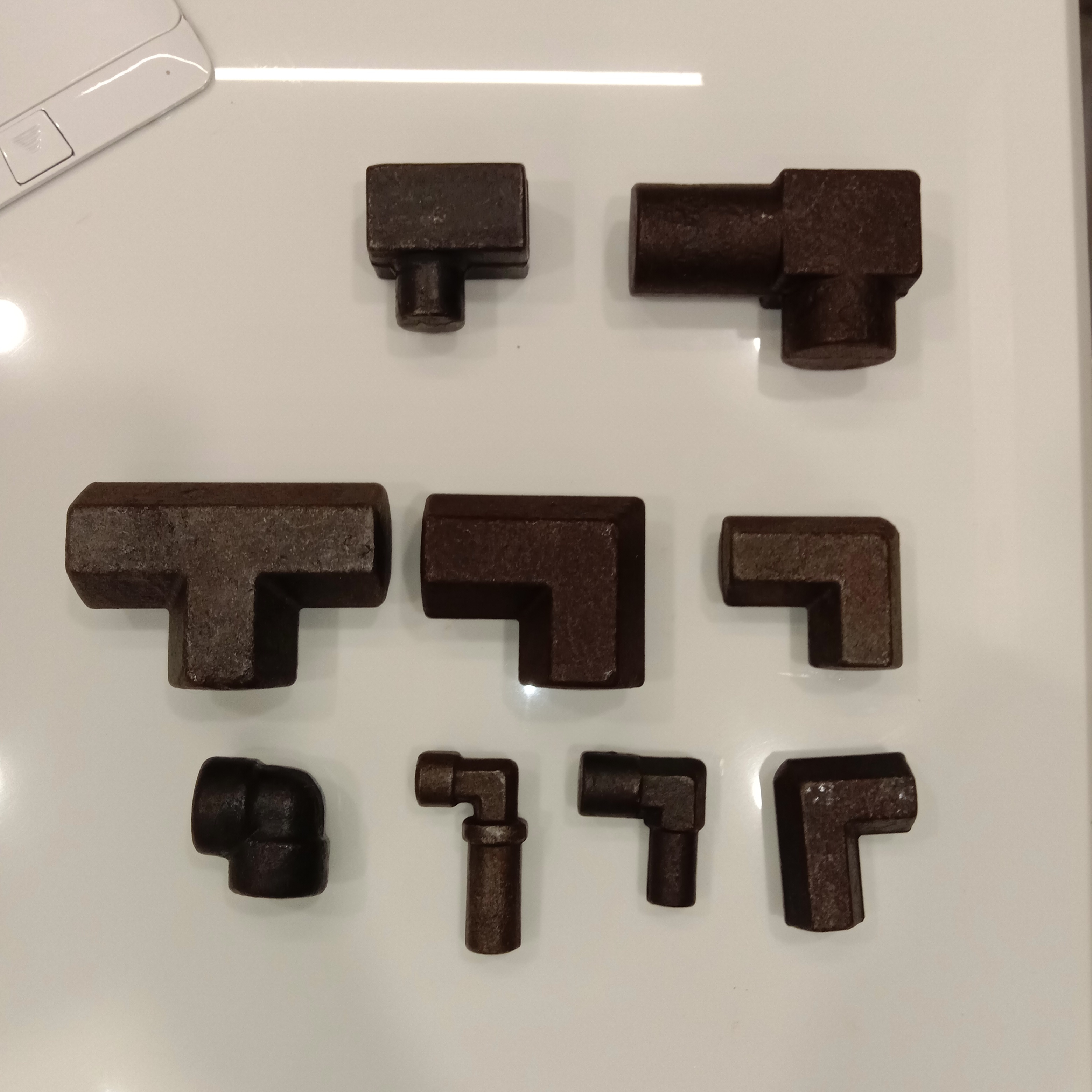 Forged Components - Forged Steel, Varies By Component Type, Dark Brown, High Hardness | Industrial Machinery And Pipeline Application, Raw Finish