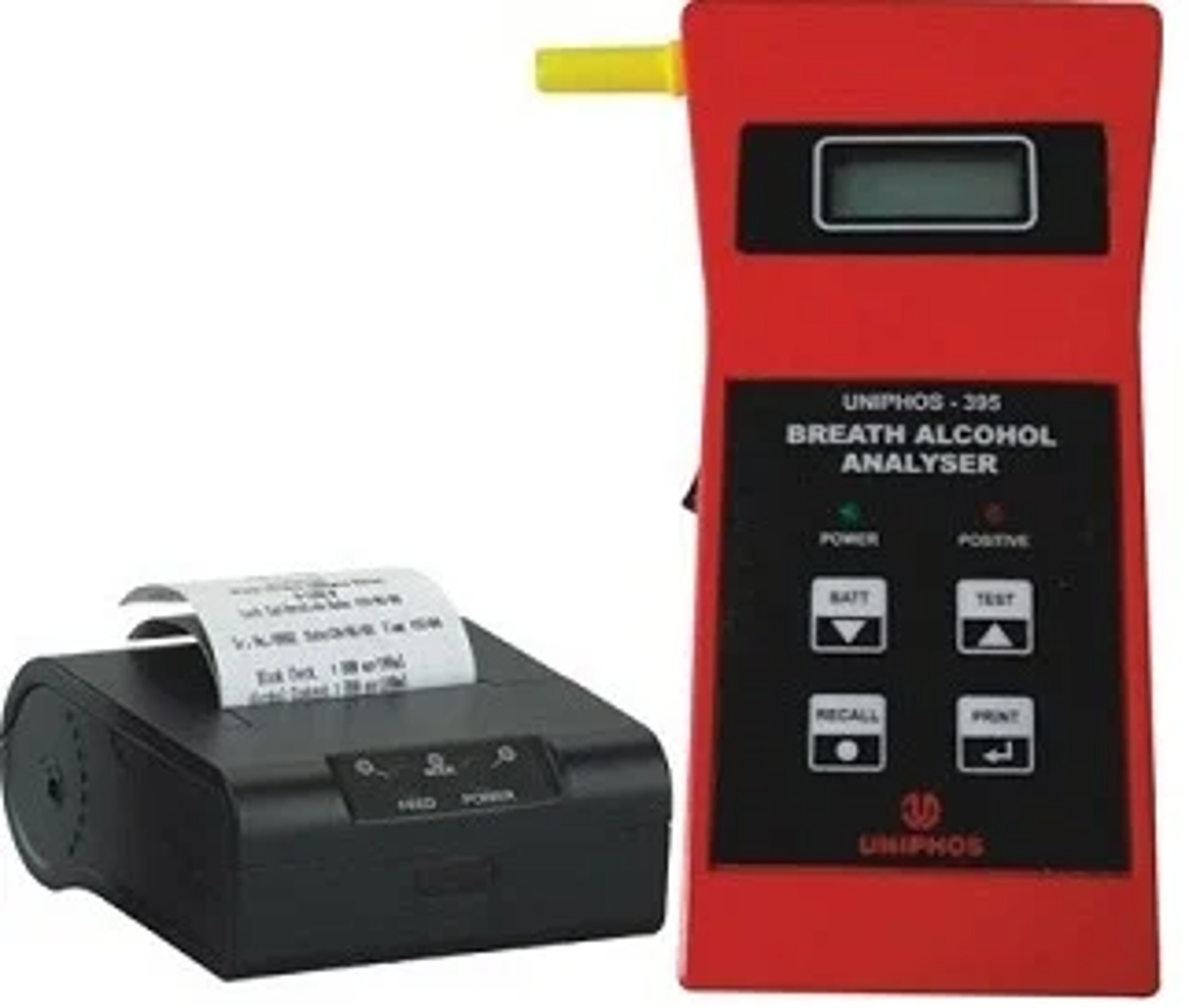 Breath Alcohol Analyzer - Silver Finish | 12 Month Warranty, Alcohol Detection Alarm