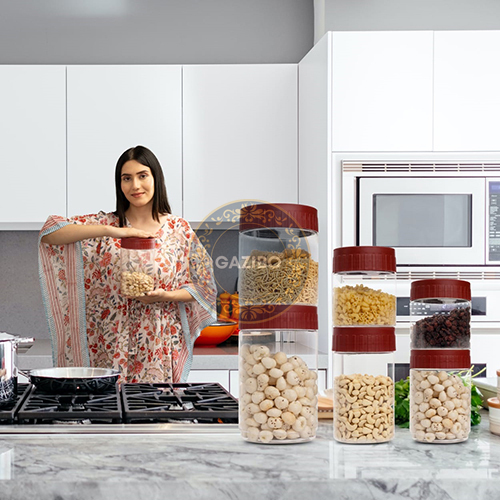 Transparent Stacko King Pet Jars