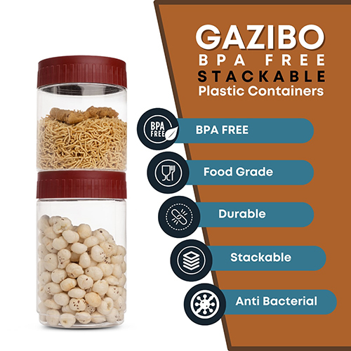 Transparent Stacko King Pet Jars