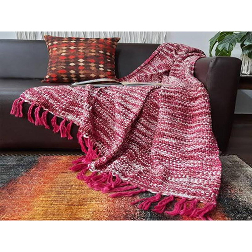 Soft Woolen Cotton Throw - Feature: Quick Dry