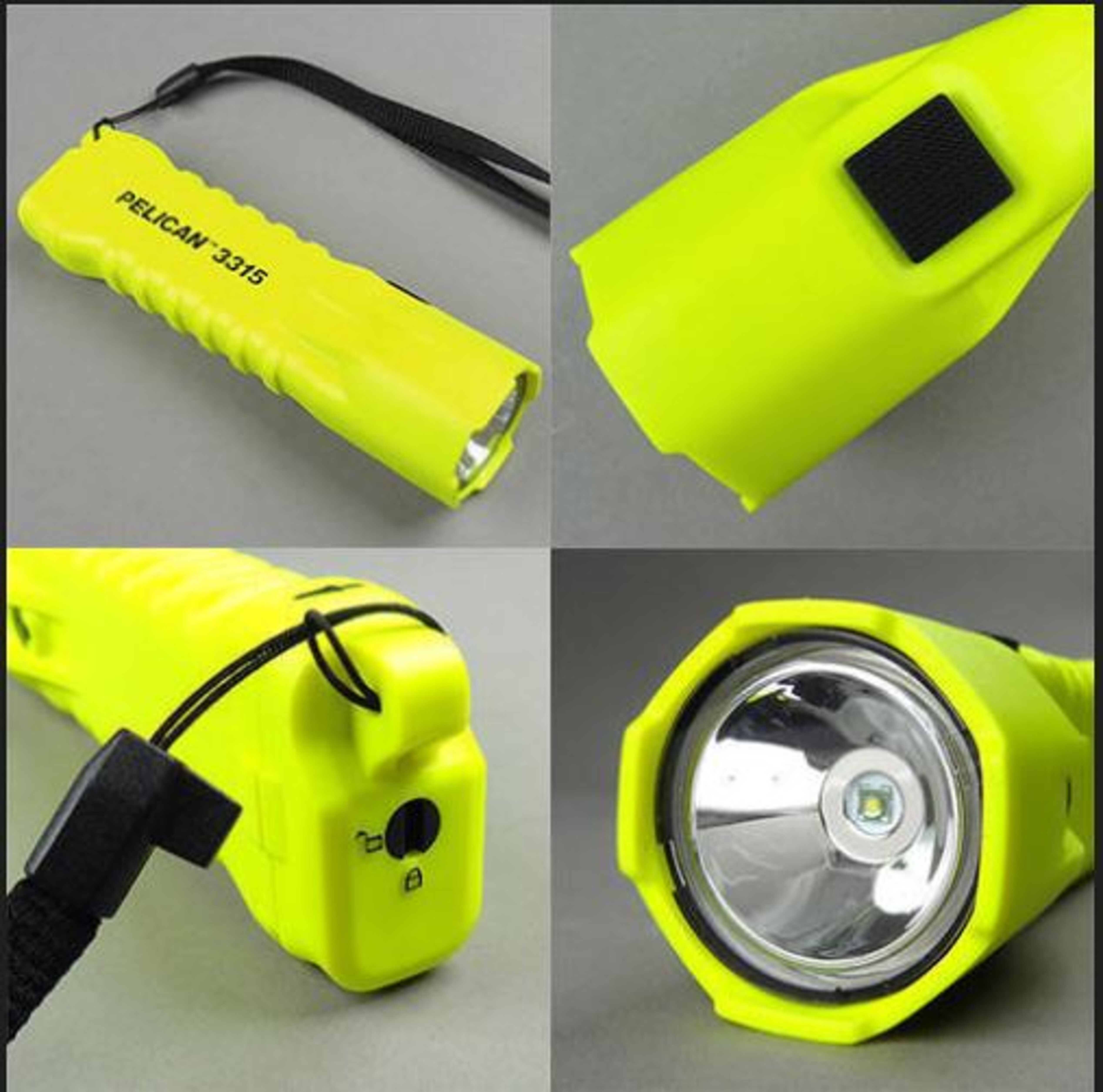 Pelican 3315 Led Flashlight - Hdpe Body Material, Lightweight 0.18 Lbs, Ideal For Search Light Use | Alkaline Battery Powered