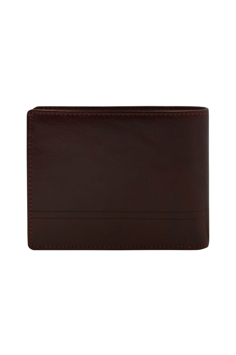 Genuine Leather Combo Box - Color: Wine & Black