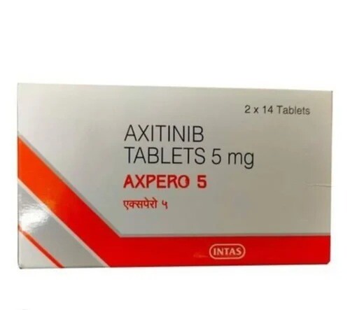 Axpero 1mg Tablets - Axitinib, Advanced Renal Cell Carcinoma Treatment | Dosage As Directed, Keep Away From Children & Pets, Store Below 30a C