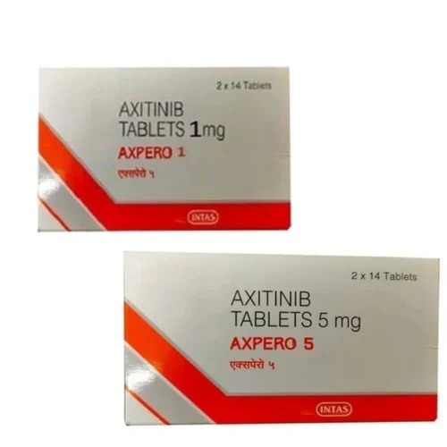 Axpero 1mg Tablets - Axitinib, Advanced Renal Cell Carcinoma Treatment | Dosage As Directed, Keep Away From Children & Pets, Store Below 30a C