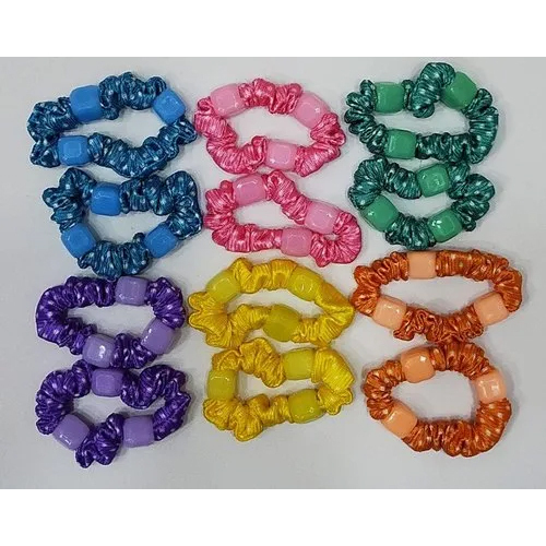 Multi Color Fancy Hair Rubber Band