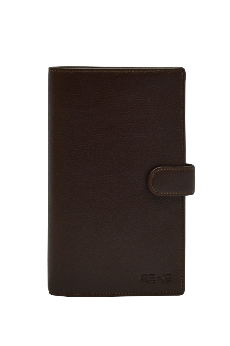 Genuine Leather Travel Wallet / Key Case Combo Box