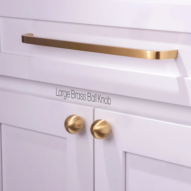 Solid Brass Cabinet Knob