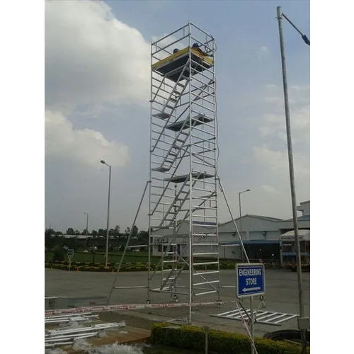 Aluminium Scaffolding With Climbing Ladders Application: Construction