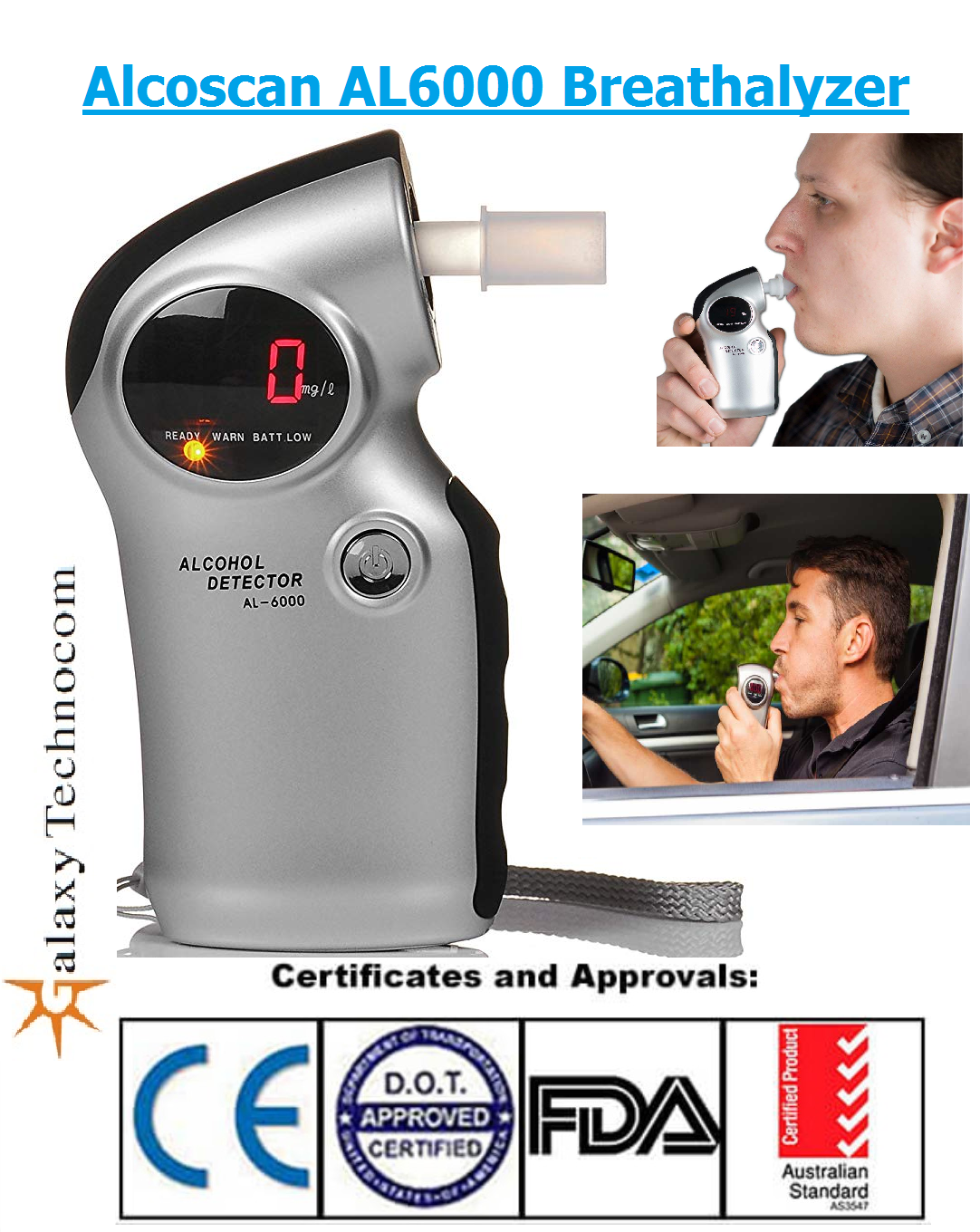 Breath Analyzer With Printer Model :Pt100