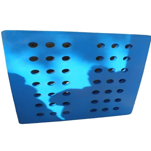 4 Way Entry Roto Molded Plastic Pallets - Color: Blue