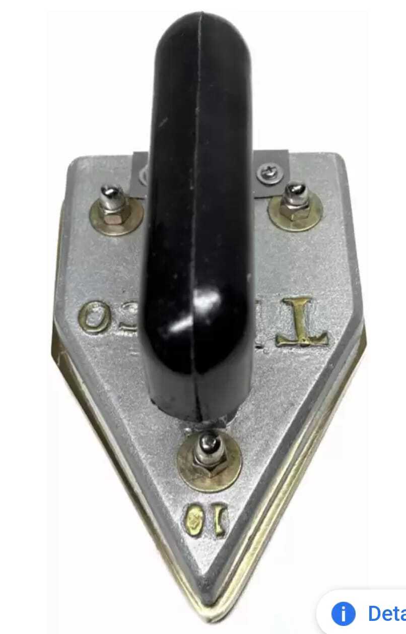 Heavy Duty 10 Pound Tejco Loundry Iron - Applicable Material: Brass