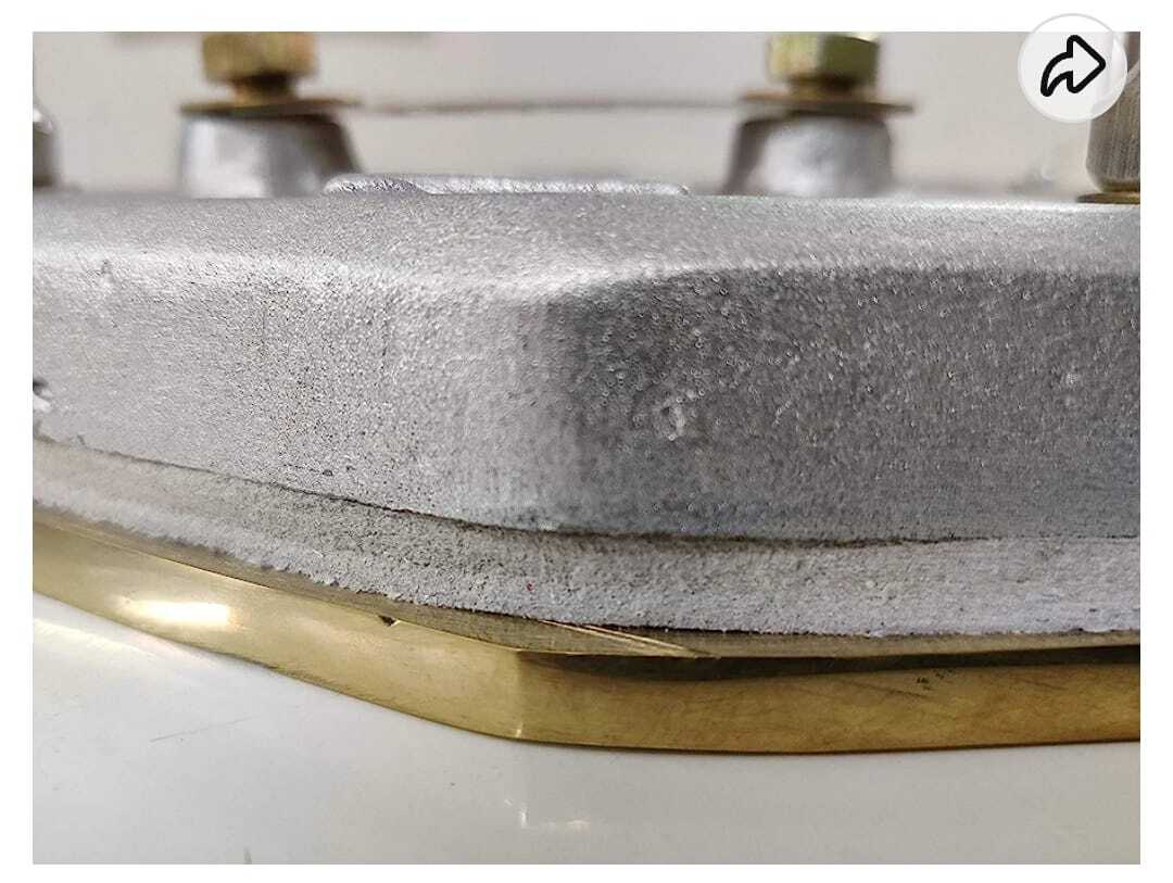 Heavy Duty 10 Pound Tejco Loundry Iron - Applicable Material: Brass