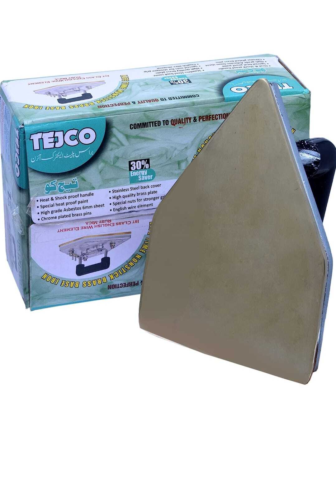 Heavy Duty18 Pound Tejco Laundry Iron - Applicable Material: Brass