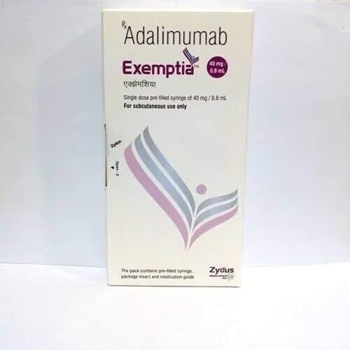 Exemptia 40 Mg Injection - Adalimumab Health Supplement | As Directed By Physician, Suitable For All, Store Below 30a C