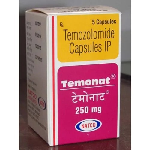 Temonat - 250 Mg Capsules | Effective Treatment For Brain Tumors, Dosage As Directed By Physician, Warning: Keep Away From Children And Pets