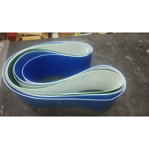 Bend Sealer Conveyor Belt - PU Material,  Blue Color | Ideal for Industrial Applications with Durable Performance