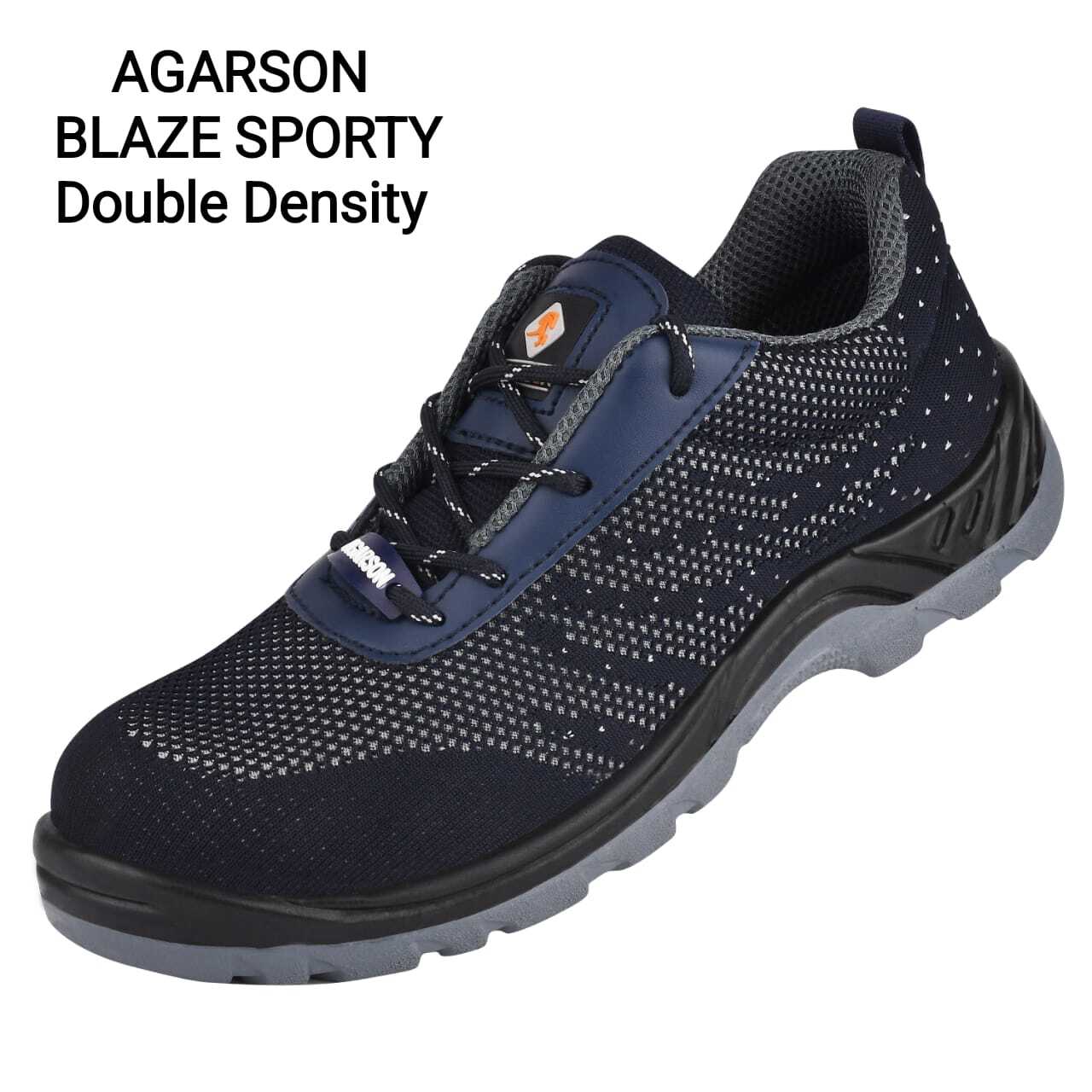 Safety Shoes - Pu Upper, Steel Toe, Size 6 To 12, Black | 900g, 1-year Warranty, Lace Style For Men