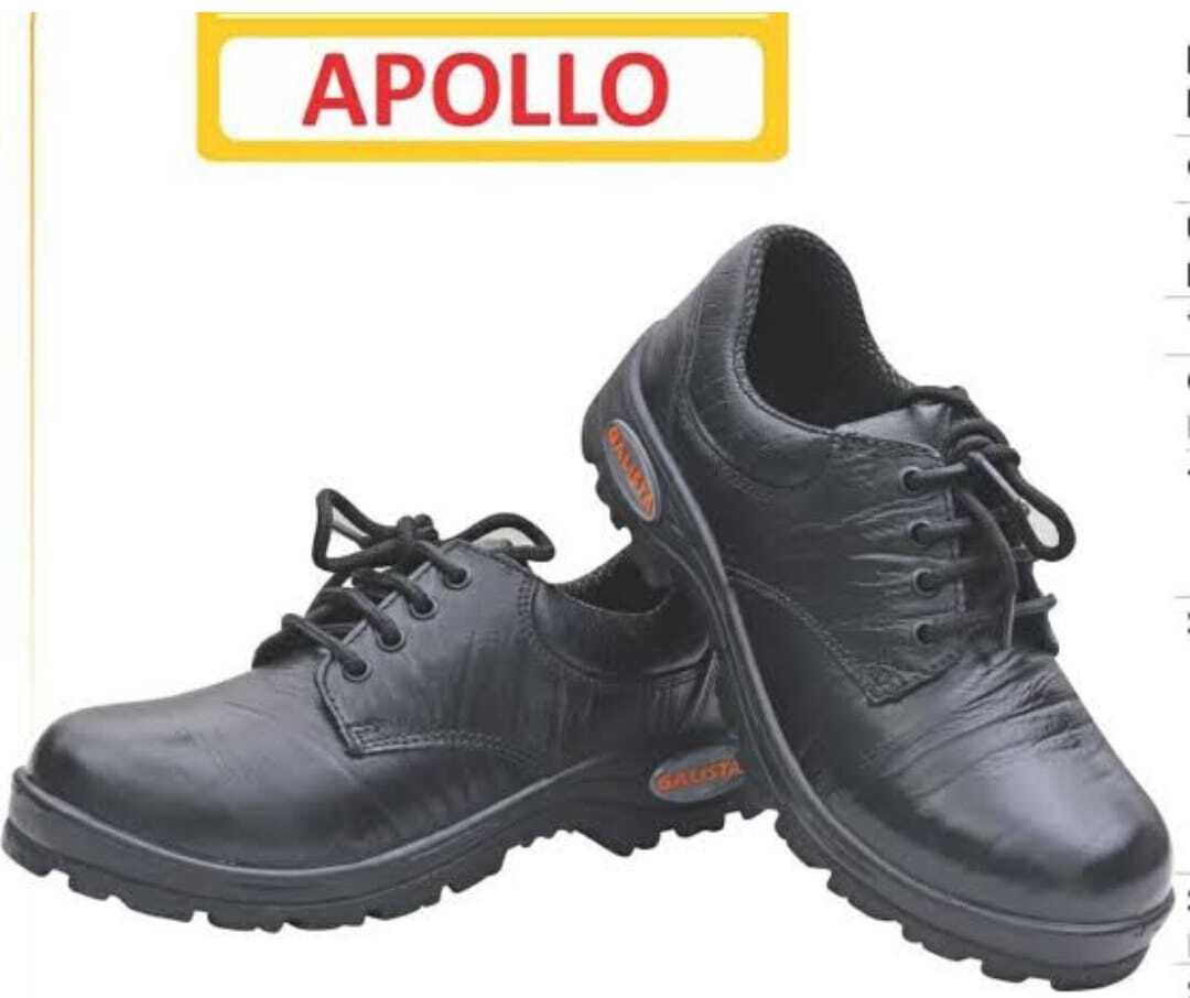 Safety Shoes - Pu Upper, Steel Toe, Size 6 To 12, Black | 900g, 1-year Warranty, Lace Style For Men