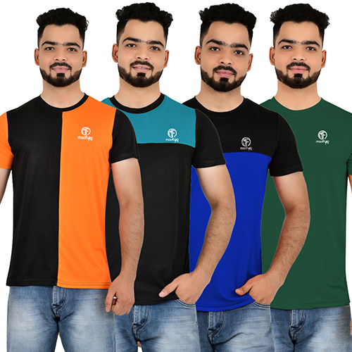 Different Available Mens 4 Colour Combo T-shirt