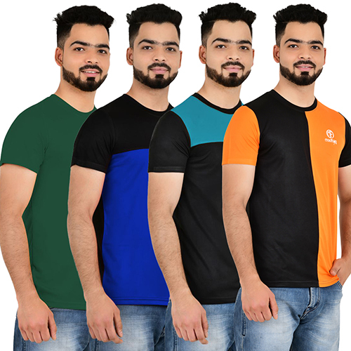 Different Available Mens 4 Colour Combo T-shirt