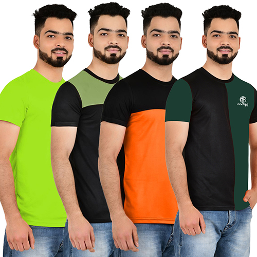 Different Available Mens 4 Colour Combo T-shirt