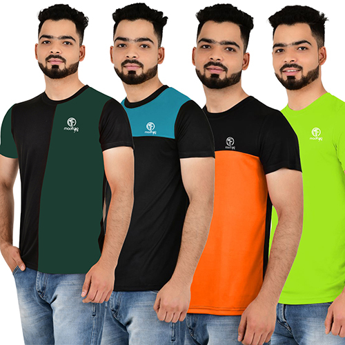 Different Available Mens 4 Colour Combo T-shirt