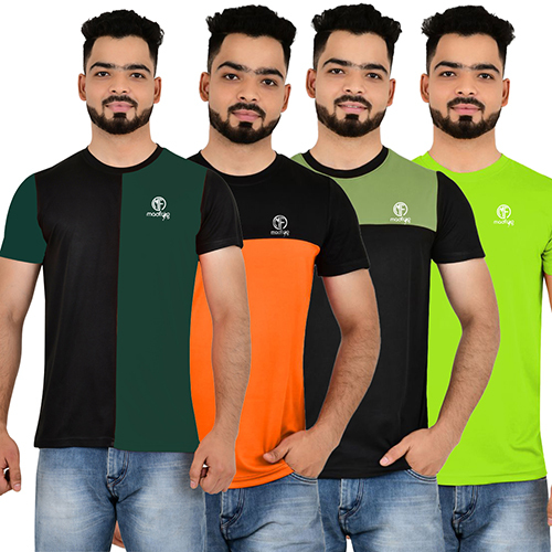 Different Available Mens 4 Colour Combo T-shirt