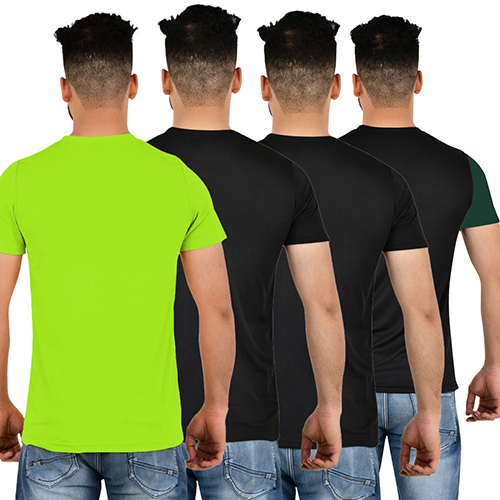 Different Available Mens 4 Colour Combo T-shirt