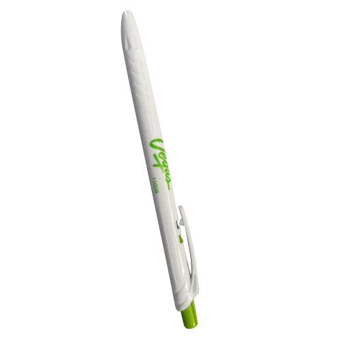 Plastic Promotional Blue Pen - High-Quality Plastic, Various Sizes Available, White Color with Blue Ink | Versatile for Office, School, and Events