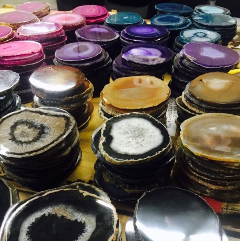 Agate Multi Color Coaster