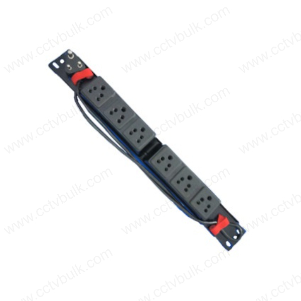 Rack Power Strip 6 Socket Velcro Cm 1y