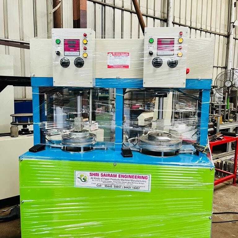 Paper Plate Machine With Panel Board System - Capacity: 8 Ton/day