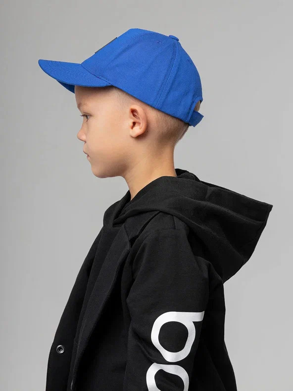 Baseball Cap 45-7 - 100% Cotton, Adjustable Size, Blue | Breathable Fabric, Comfortable Fit, Stylish Design, Sun Protection, Medium Curved Peak