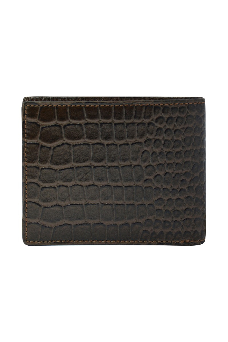 Genuine Leather Brown Gents Wallet - Design: Rene