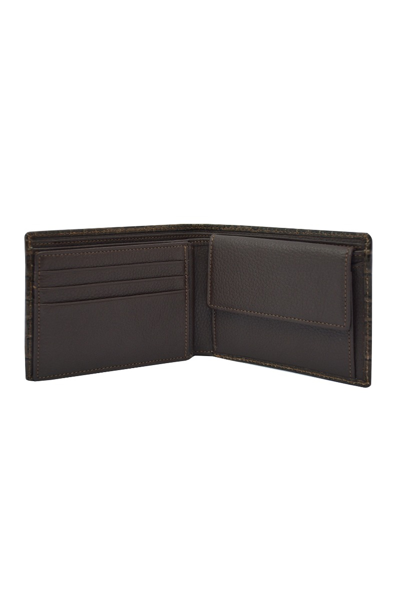 Genuine Leather Brown Gents Wallet - Design: Rene