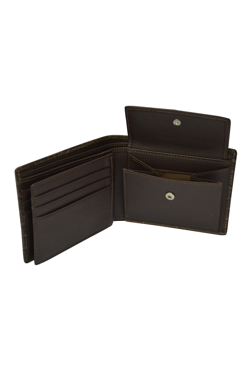 Genuine Leather Brown Gents Wallet - Design: Rene