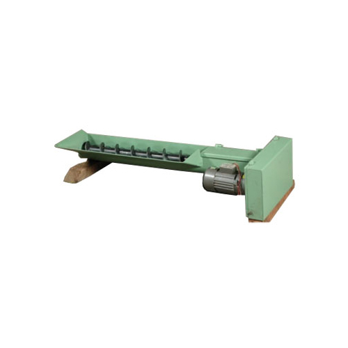 Industrial Screw Coil Conveyor - Color: Green