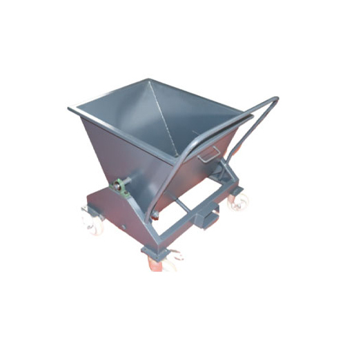 स्टेनलेस स्टील टिल्टिंग टाइप चिप बिन