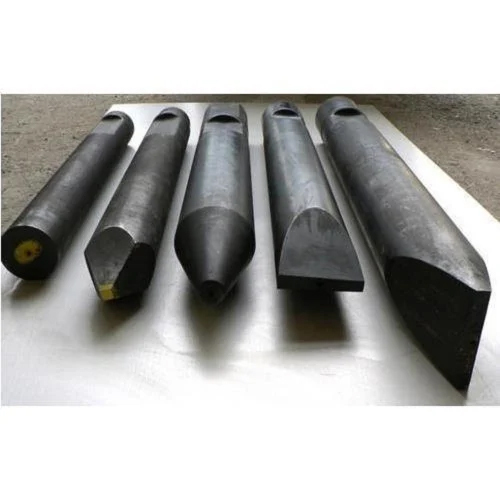 Hydraulic Rock Breaker Chisel - Color: Black
