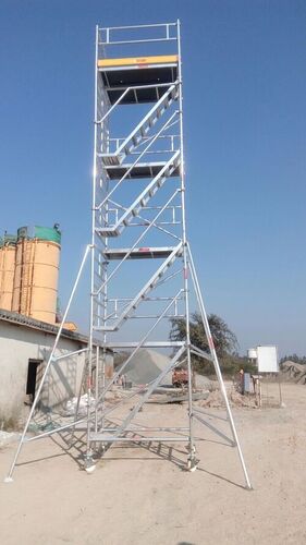 Aluminum Mobile Scaffold Tower With Stairway 8 Mtr - Length: 1.8 Meter (M)