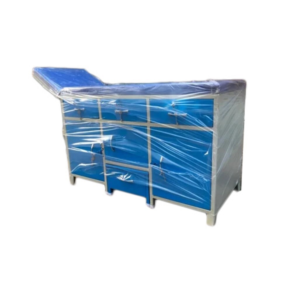 Hospital Examination Table - Color: Blue-White
