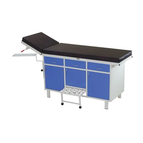 White-Blue Hospital Patient Examination Table