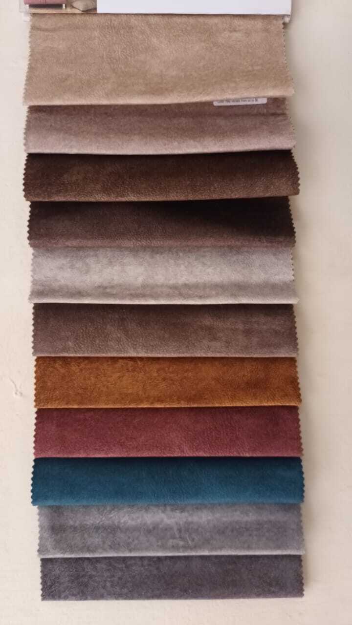 Suede Fabric - 500gm, Luxurious High Density Material For Sofa, 25+ Colors With Self Printed 4d Design For Elegant Home Interiors