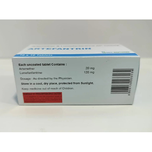 Artemether And Lumefanfantrine Bp Tablets Recommended For: Adults