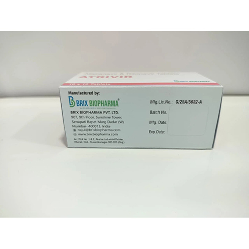 Atrivir And Ritonavir Tablet General Medicines
